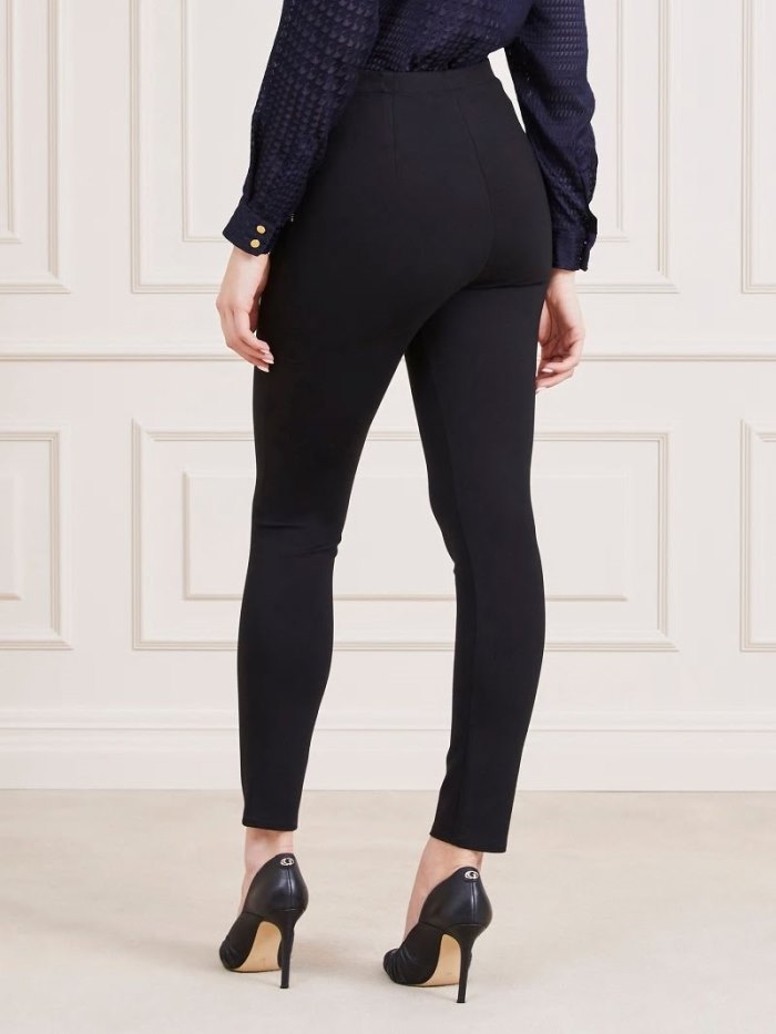 Női Guess Leggings Marciano Jane Ponte Leggings Fekete | HU-980748