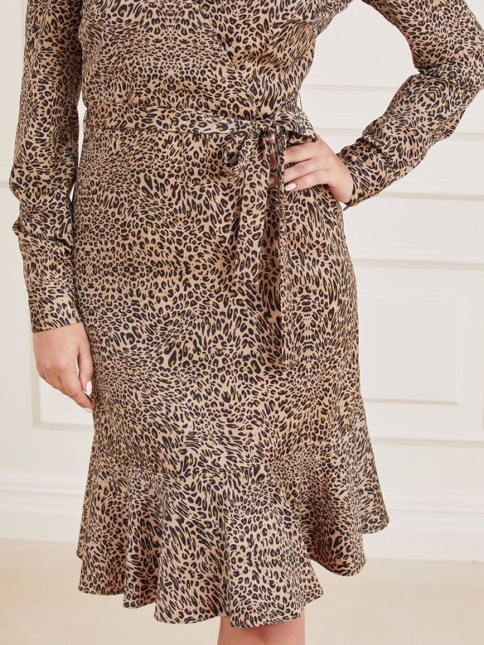 Női Guess Marciano All Over Print Ruha Animalier | HU-591323