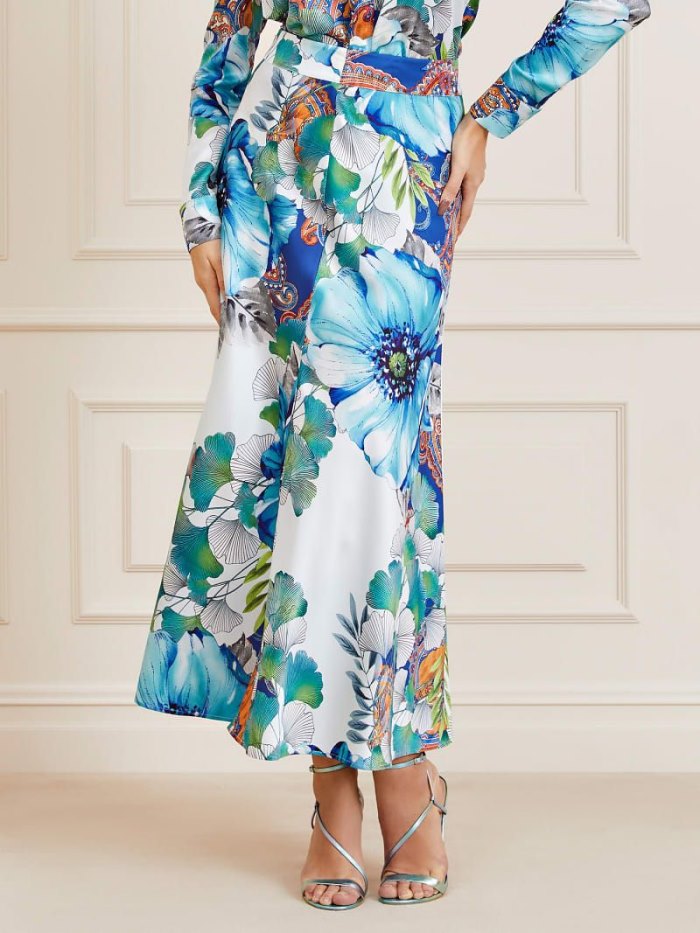 Női Guess Marciano Floral Print Szoknya Színes | HU-816291