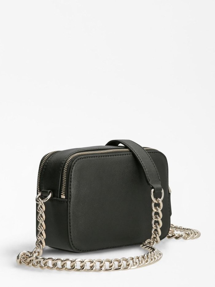 Női Guess Noelle Crossbody Táska Fekete | HU-965874