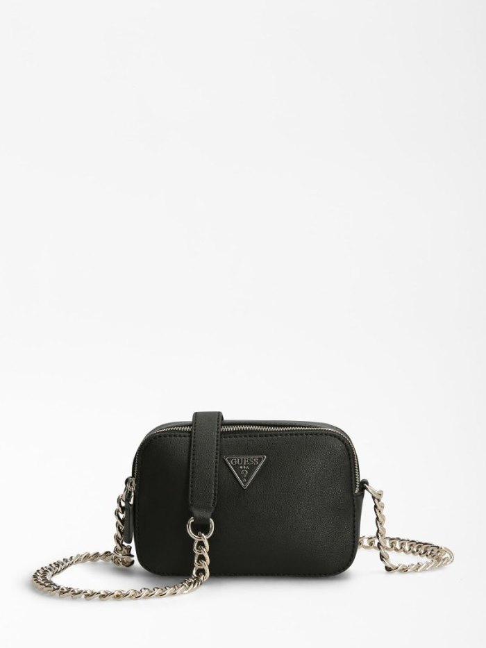 Női Guess Noelle Crossbody Táska Fekete | HU-965874