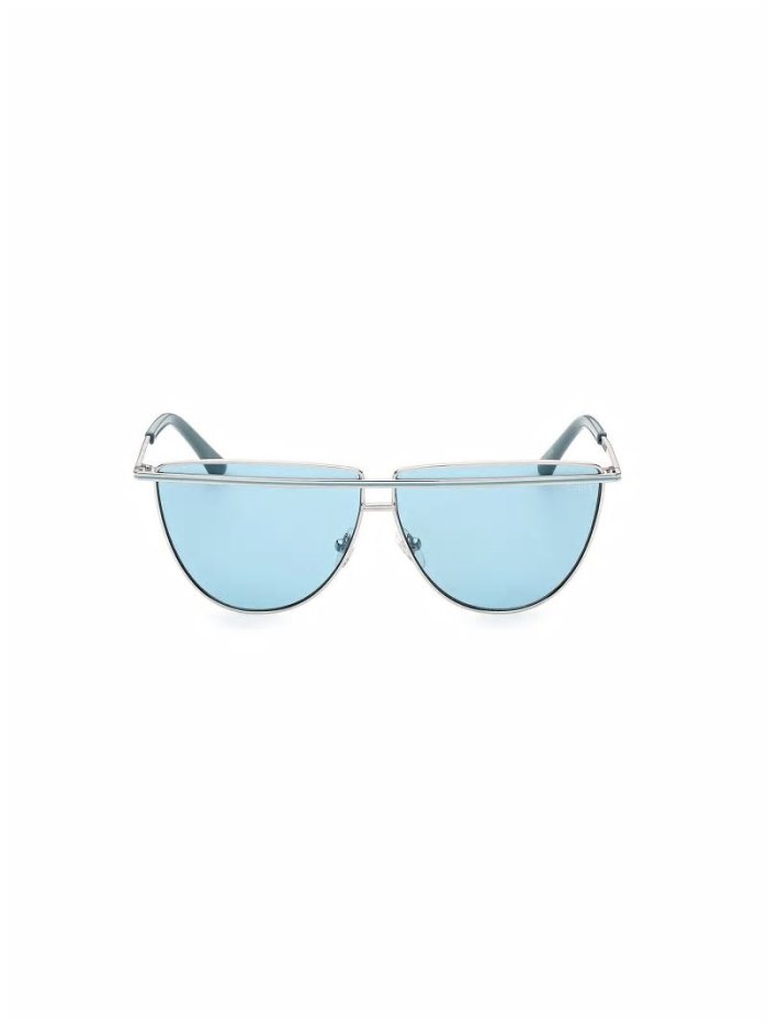 Női Guess Oval Sunglasses Model Napszemüveg Kék | HU-640758