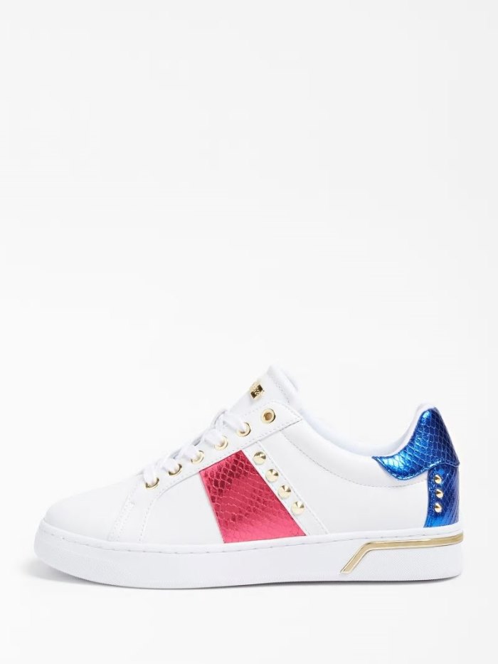 Női Guess Ramero Sneaker Studs Tornacipő Rózsaszín | HU-923559